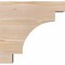 Ekena Millwork Mediterranean Smooth Rafter Tail, Douglas Fir, 3 1/2"W x 12"H x 12"L RFT04X12X12MED00SDF - alternate 2